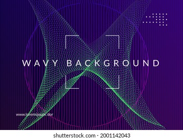 Dj party. Dynamic fluid shape and line. Futuristic show invitation template. Neon dj party flyer. Electro dance music. Techno trance. Electronic sound event. Club fest poster.