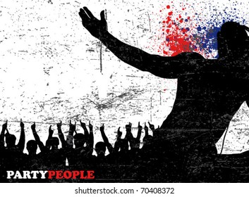 afiche del partido dj