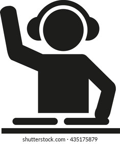 Dj Pictogram Stock Vector (Royalty Free) 435175879 | Shutterstock