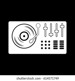 dj Player equipment icon vector