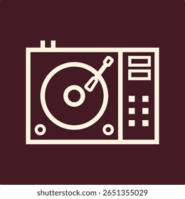 DJ remoto moda vetor importante útil Design de ilustração encantador fundo colorido.eps