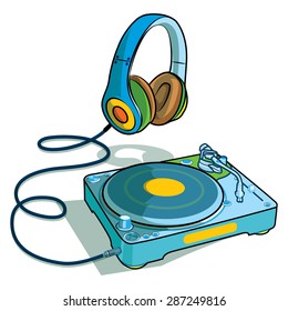 DJ set vector