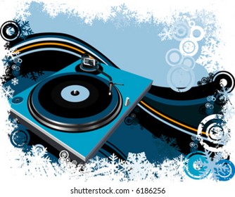 dj turnable, navidad