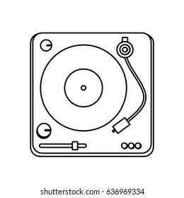 dj turntable design