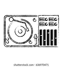 dj turntable icon
