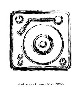dj turntable icon