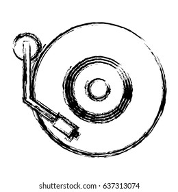 dj turntable icon