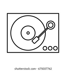 dj turntable icon