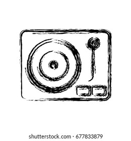 dj turntable icon