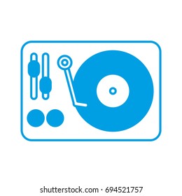 dj turntable icon 