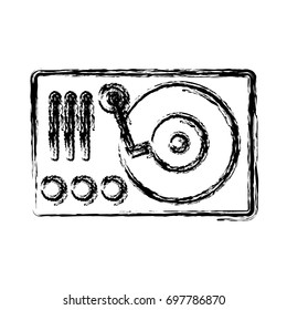 dj turntable icon 