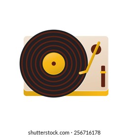 DJ turntable or record player.
