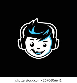 dj vector abstract logo modern style