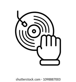 dj vector icon
