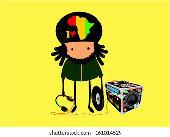 Dj_ras-ta_Characters_cartoon_icon