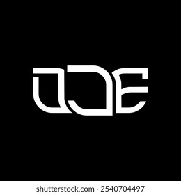 DJE logo design, DJE simple and modern logo. DJE luxurious alphabet design  