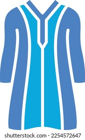 Djellaba vector icon. Can be used for printing, mobile and web applications.