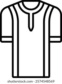 Djellaba vector icon. Can be used for printing, mobile and web applications.