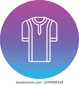Djellaba vector icon. Can be used for printing, mobile and web applications.