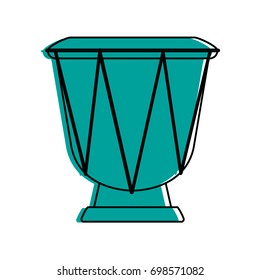 djembe drum musical instrument icon image 