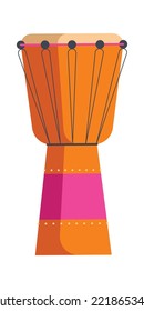 Djembe Drum Musical Instrument Vektorgrafik