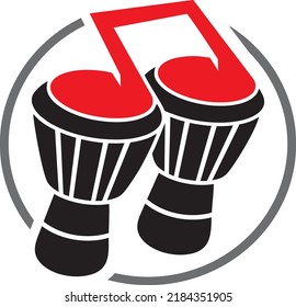 Djembe Drums Melody logo icon