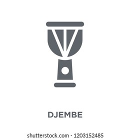 Djembe icon. Djembe design concept from Music collection. Simple element vector illustration on white background.