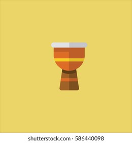 djembe icon flat design