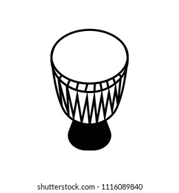 djembe icon vector icon. Simple element illustration. djembe symbol design. Can be used for web and mobile.