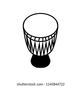 djembe icon vector icon. Simple element illustration. djembe symbol design. Can be used for web and mobile.