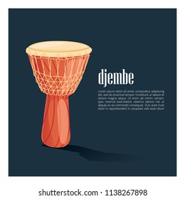 Djembe Illustration Music Instrument