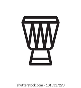 djembe outline icon