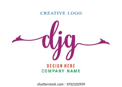 DJG lettering logo is simple, easy to understand and authoritative