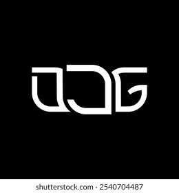 DJG logo design, DJG simple and modern logo. DJG luxurious alphabet design  