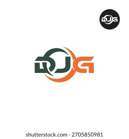 DJG Logo Letras Iniciales Acrónimo