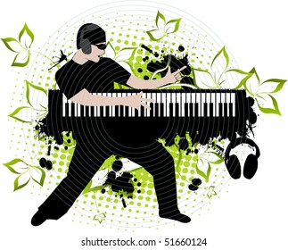 dj-grunge background