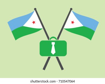 Djibouti Emblem Business Job