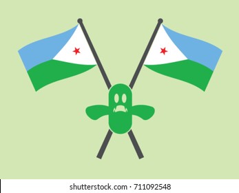 Djibouti Emblem Ghost