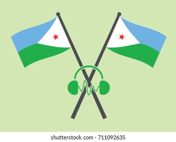 Djibouti Emblem Music Listener