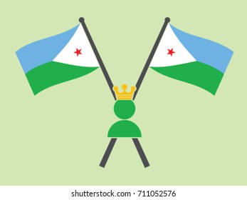 Djibouti Emblem Queen