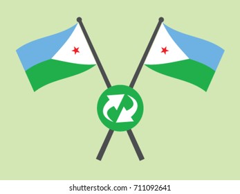 Djibouti Emblem Synchronize