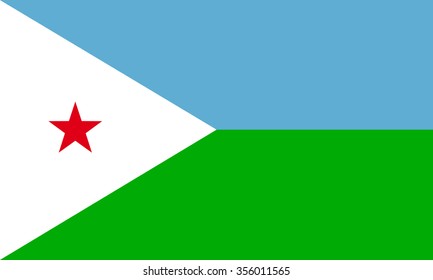 Djibouti flag svg