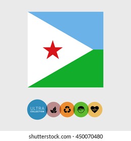 Djibouti flag