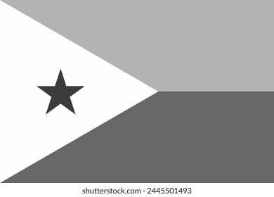 Djibouti flag original black and white svg