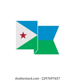 Indicadores de Yibuti conjunto de iconos, símbolo del símbolo del vector del día de la independencia de Yibuti