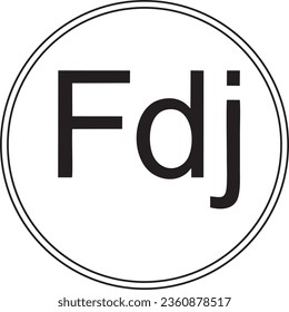 Djibouti Franc  vector high quality files 