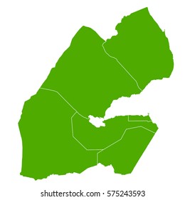 djibouti green map