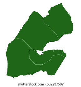 djibouti green map