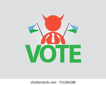 Djibouti Podium Corrupt Politician Election