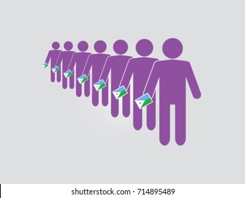 Djibouti Voter Queue